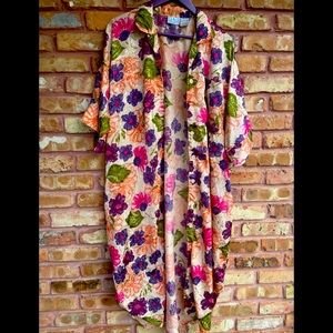 Floral Print Kimono